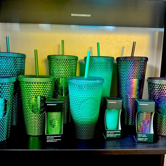 Studded Starbucks lot